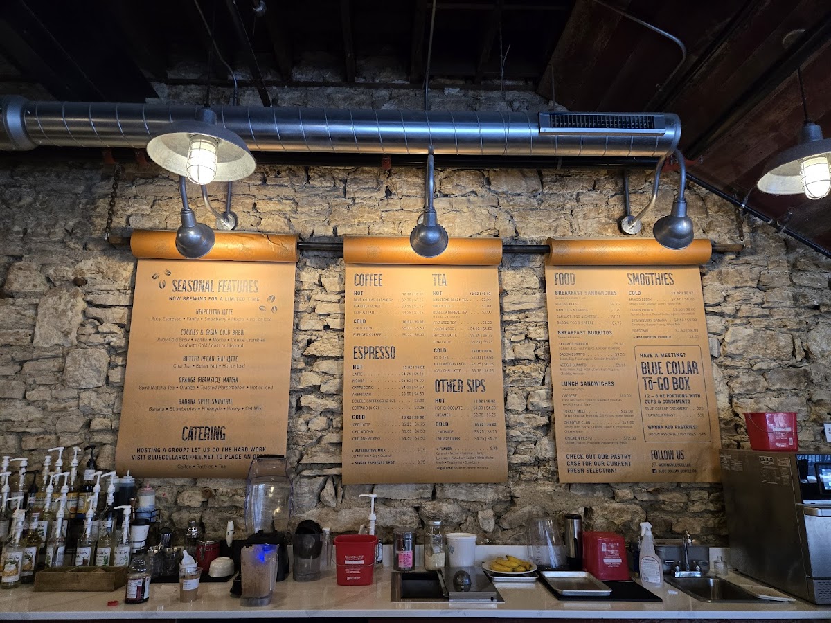 Menu Blue Collar Coffee Co.-2